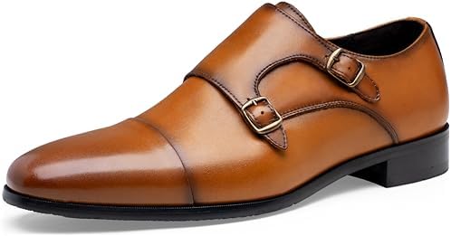 Amazon.com | Nunn Bush Men's KORE EZ Hero Plain Toe Monk Strap
